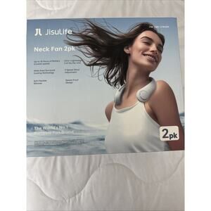 JISULIFE Neck Fan, 2-pack